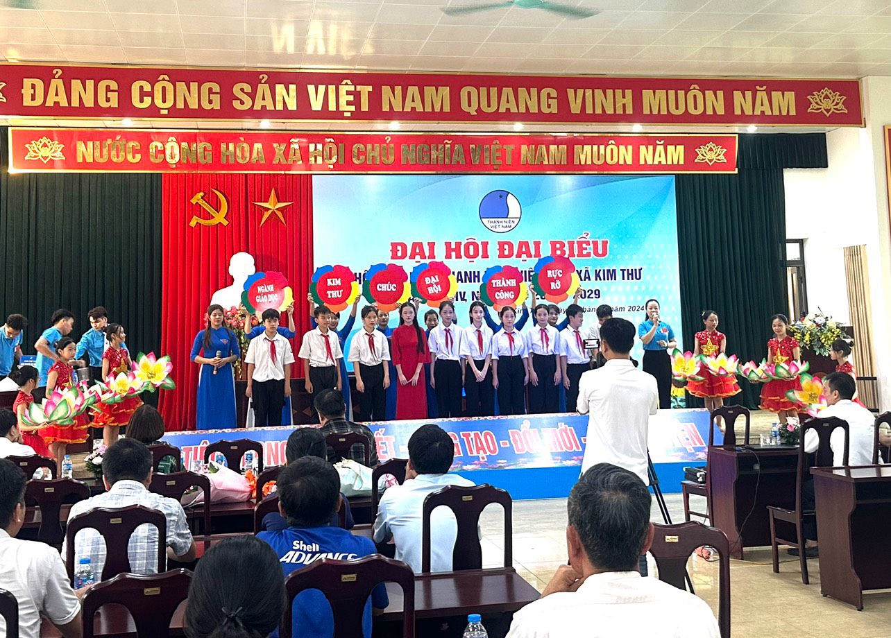 Hưởng ứng Đại hội Đại biểu hội Liên hiệp Thanh Niên Việt Nam xã Kim Thư